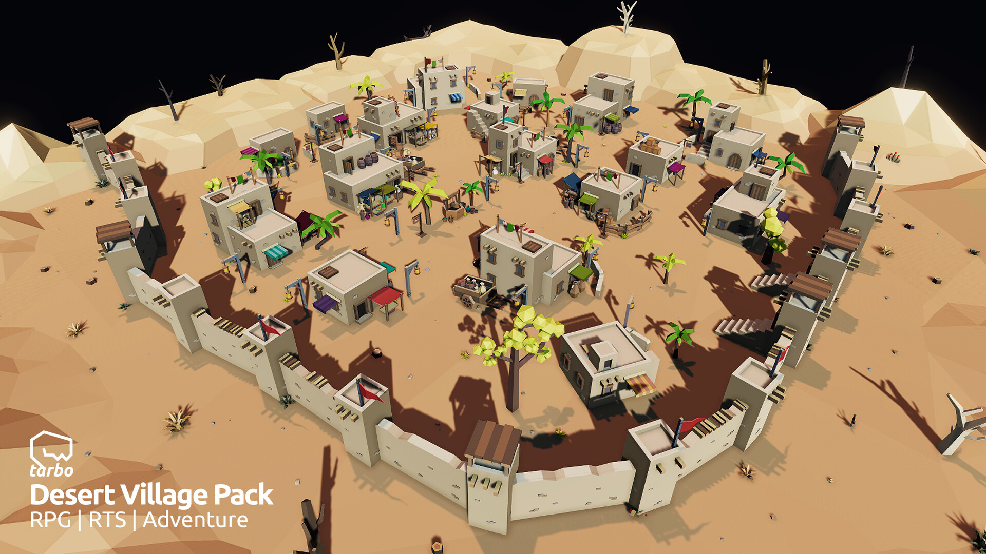 ArtStation - Fantasy RPG desert pack