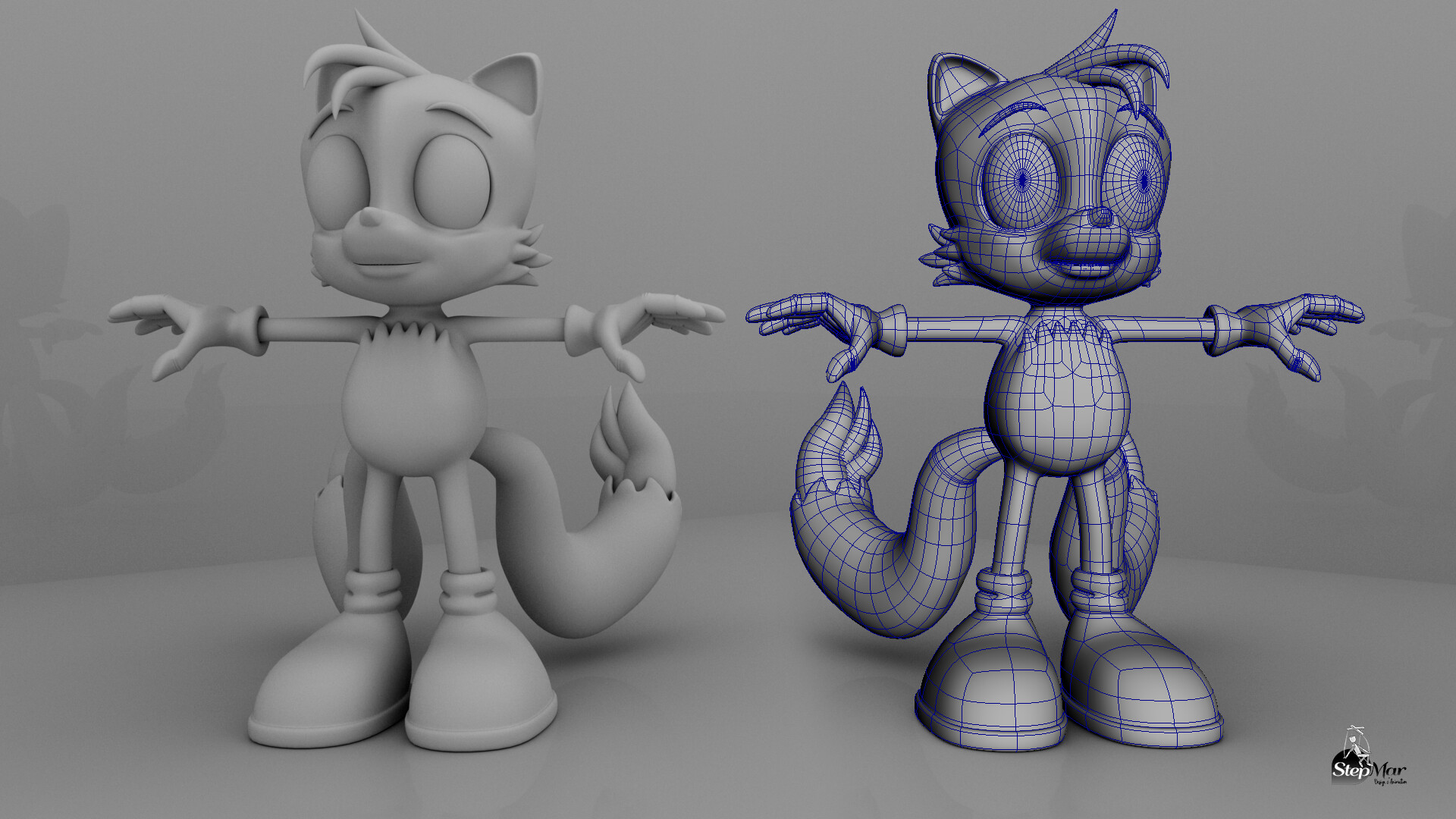 Artstation Tails El Zorro Stephanny Cuestas