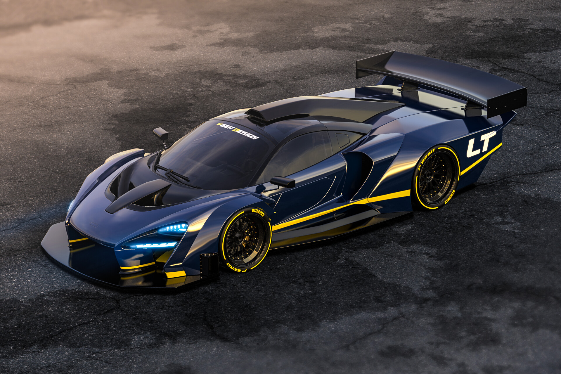 Mclaren Senna Customize Veer Design Mclaren Senna Lontail veer design mclaren senna lontail