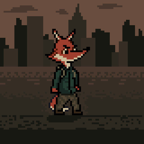 Post apocalyptic fox