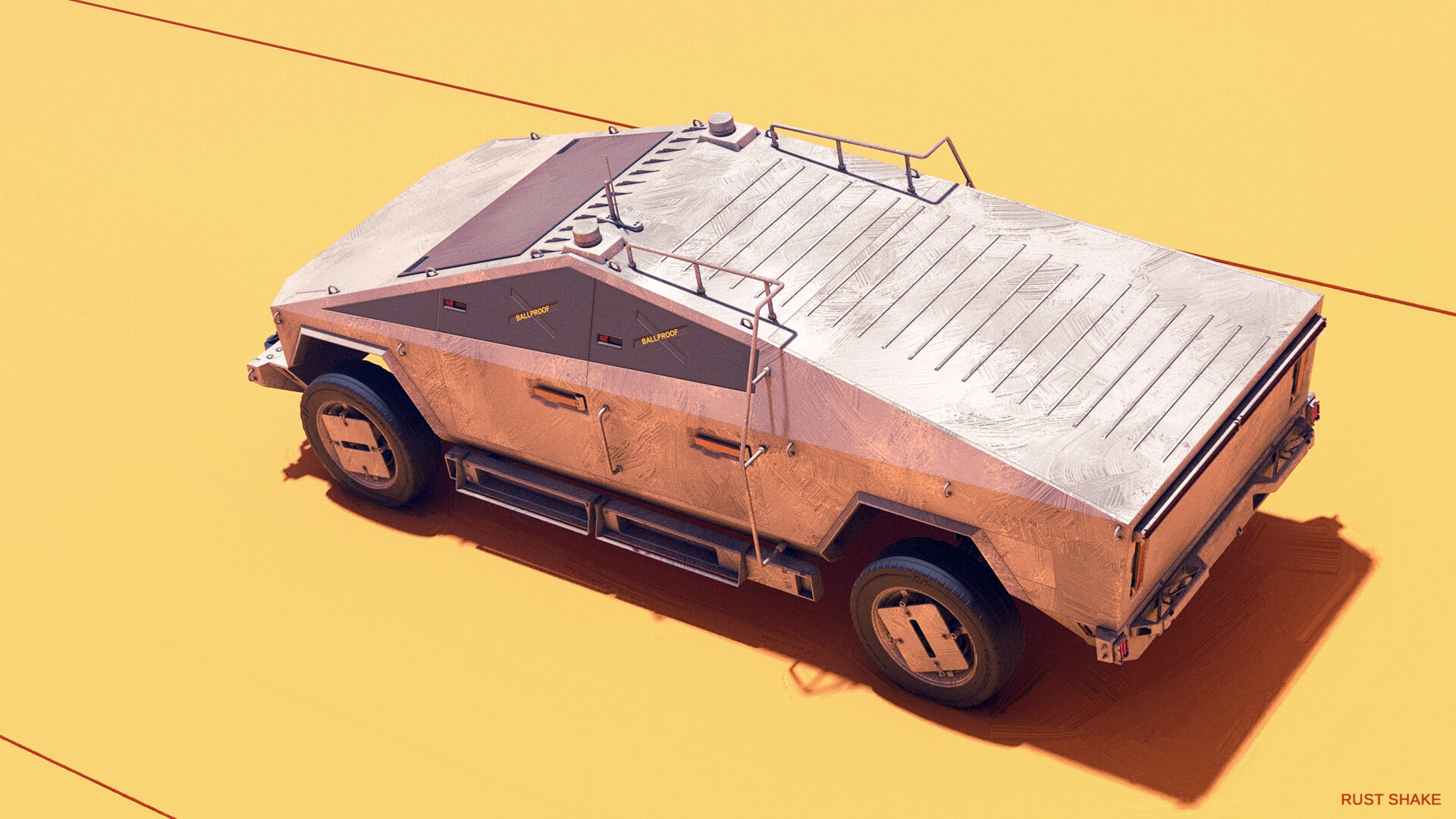 Rust Shake - Tesla Cybertruck