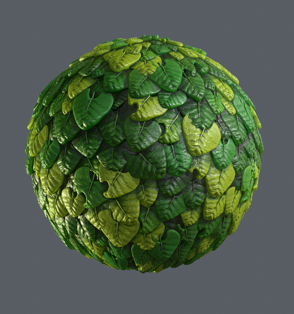 Stylized Leaves Texture