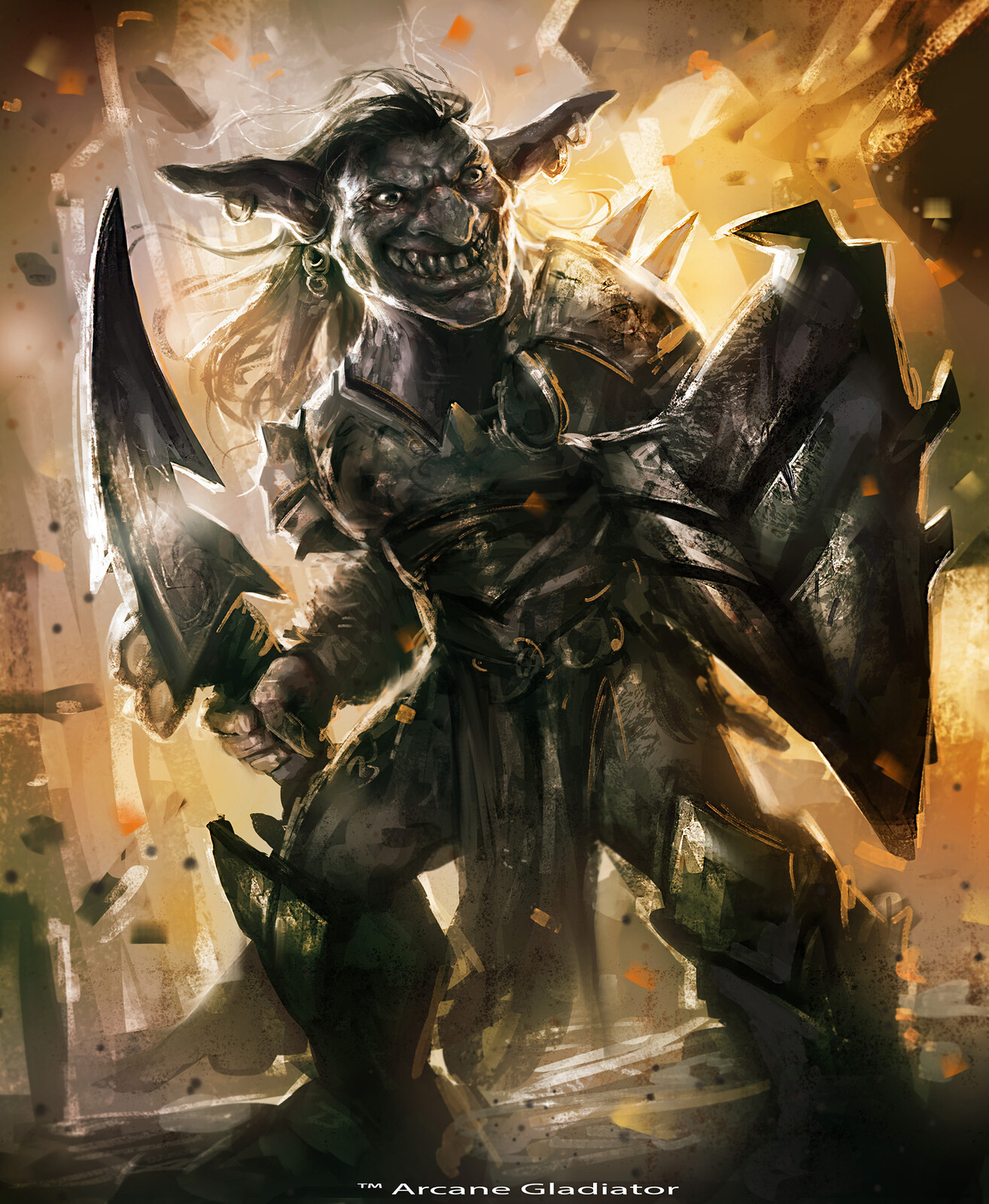 Goblin Warrior- Arcane Gladiator TCG