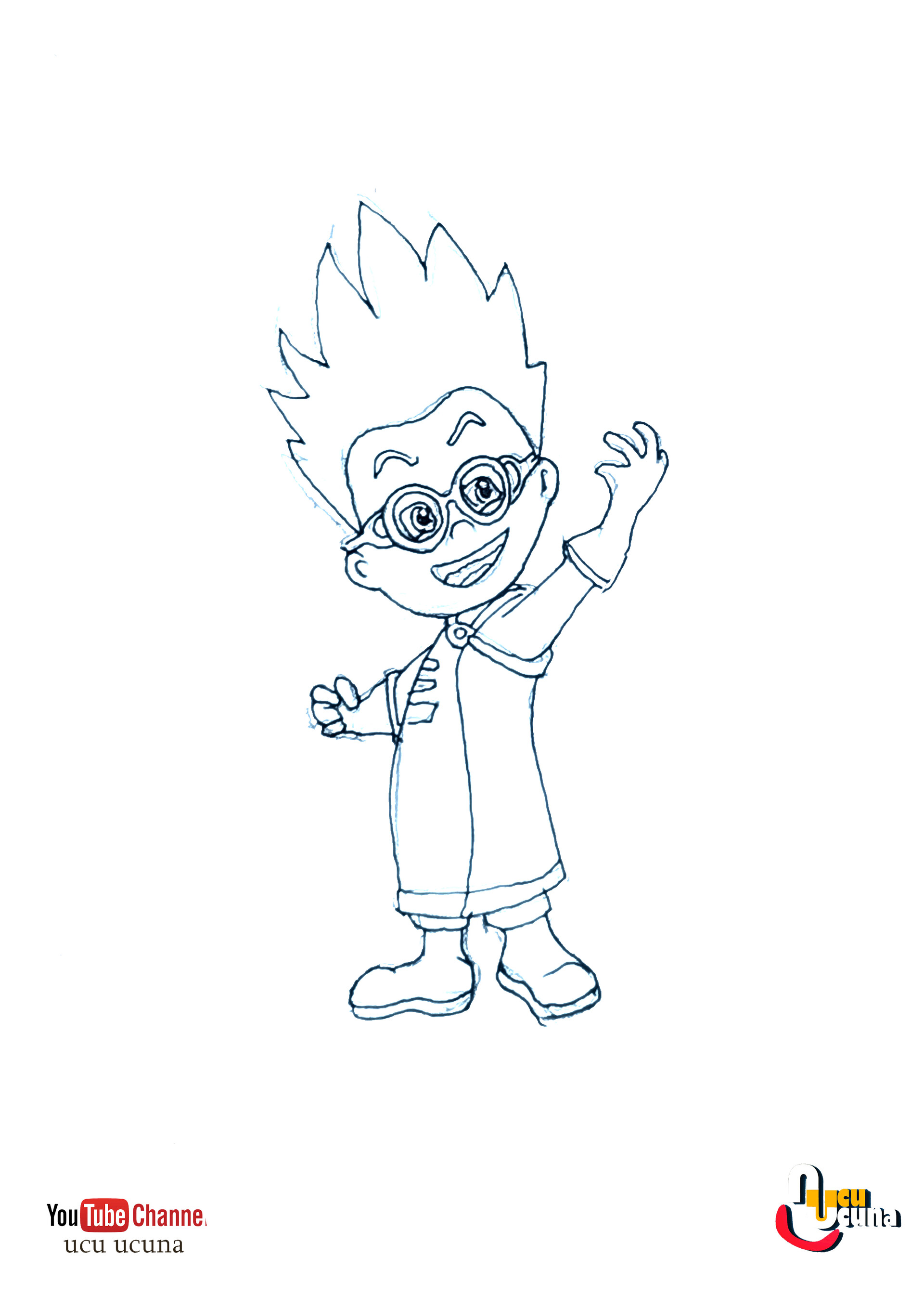 Ucu Ucuna Pj Masks Drawing
