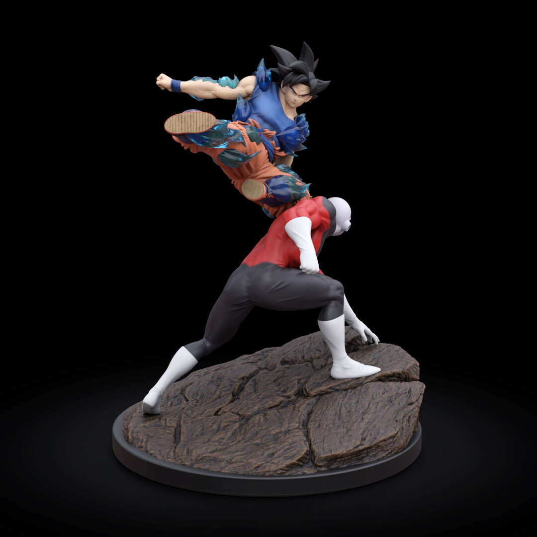 Artstation Goku Vs Jiren David Carvalho