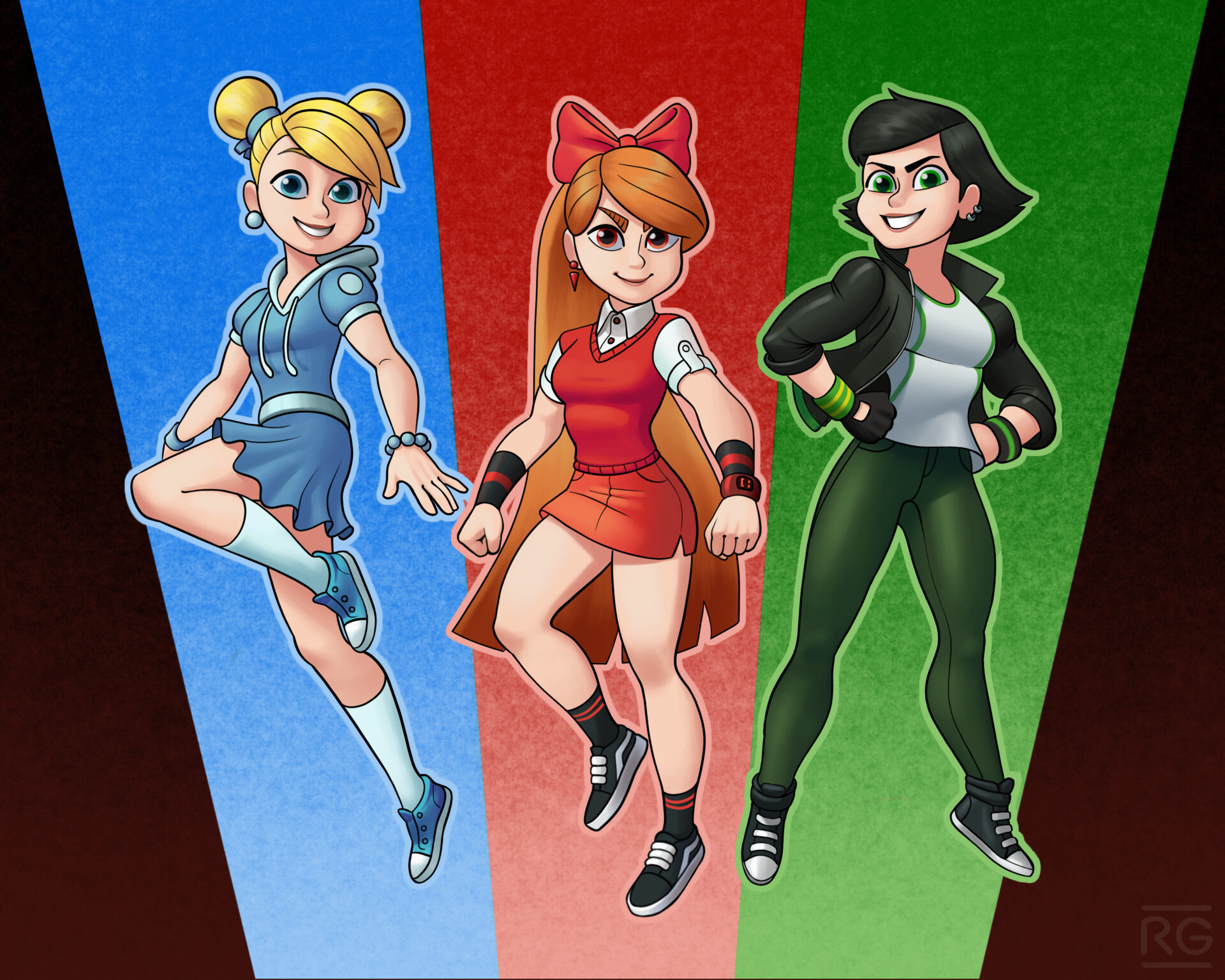 Artstation Powerpuff Girls Fan Art