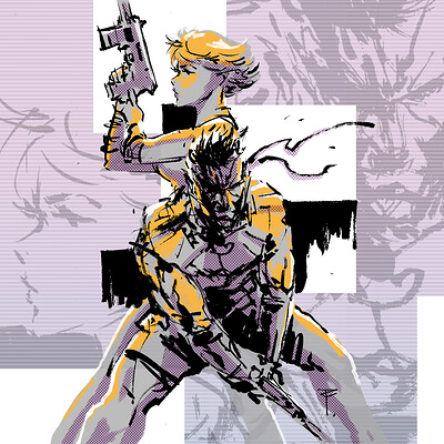ArtStation - Art of the day #215 'MGS3 : Snake' (Shinkawa study)