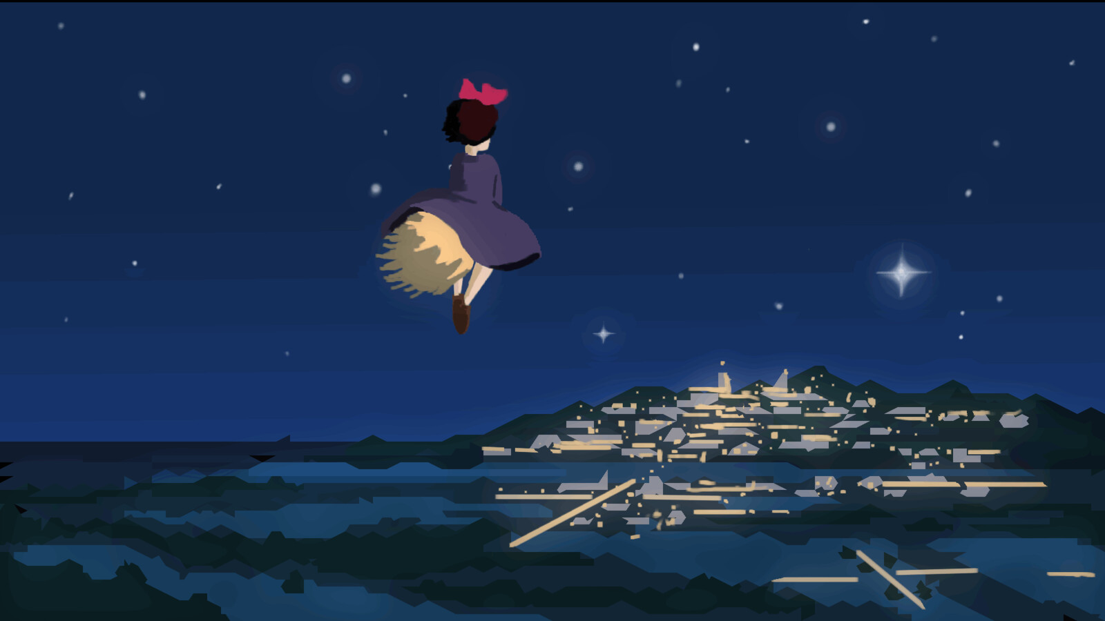 Artstation Pixel Art Kiki S Delivery Caleb Barefoot