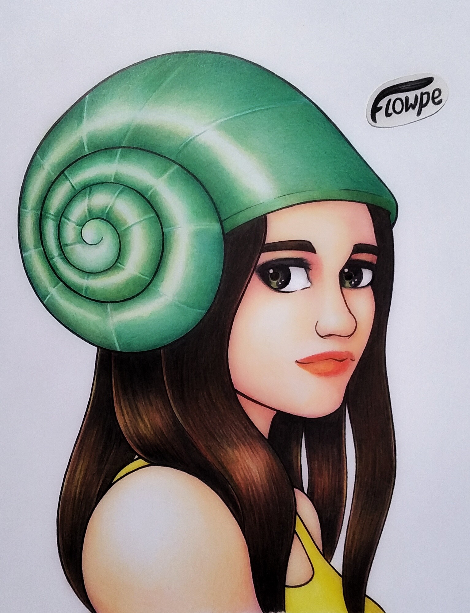 Artstation The Girl And The Escargot Hat Felipe Augusto