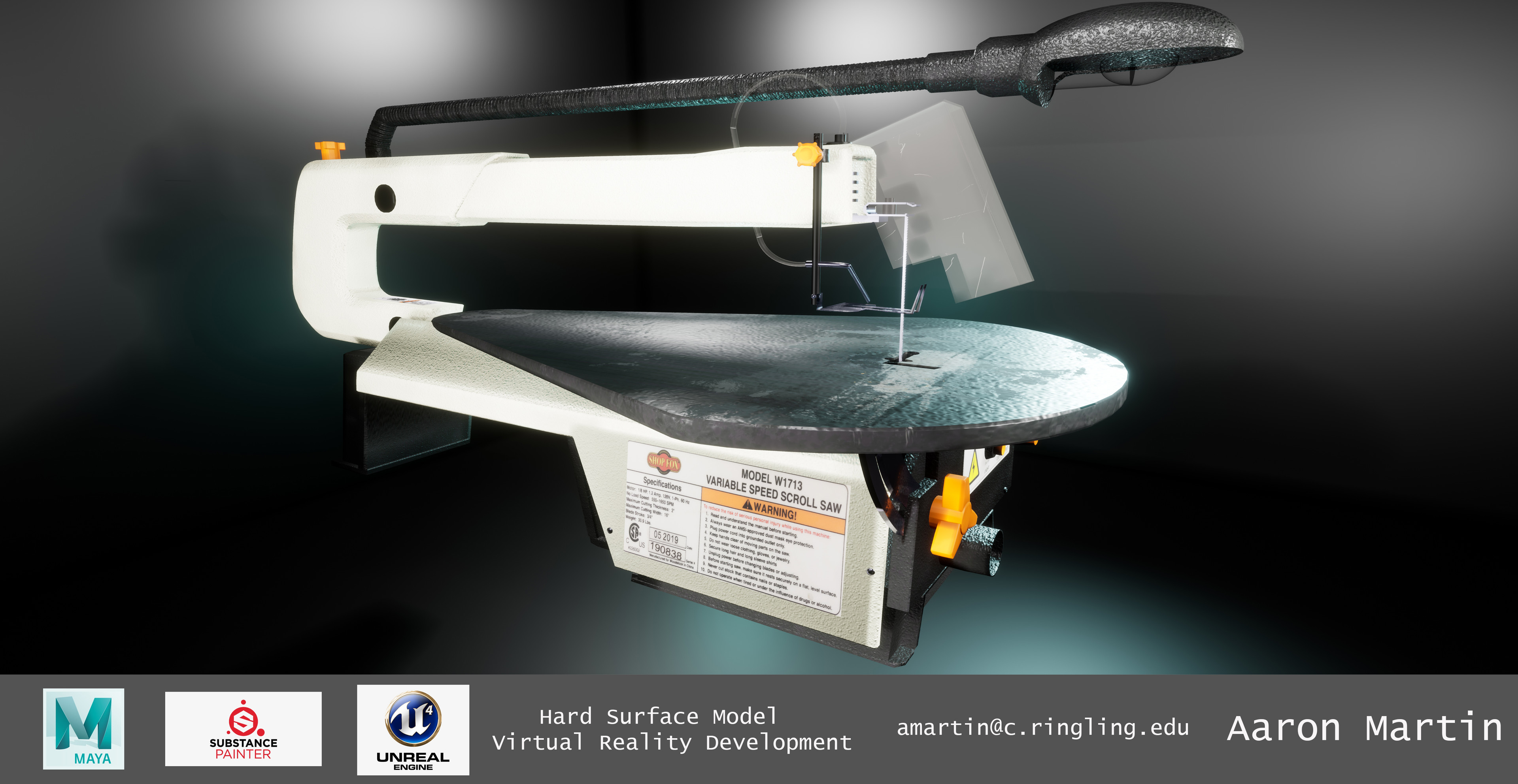 Artstation Wood Shop Scroll Saw Virtual Reality Experience