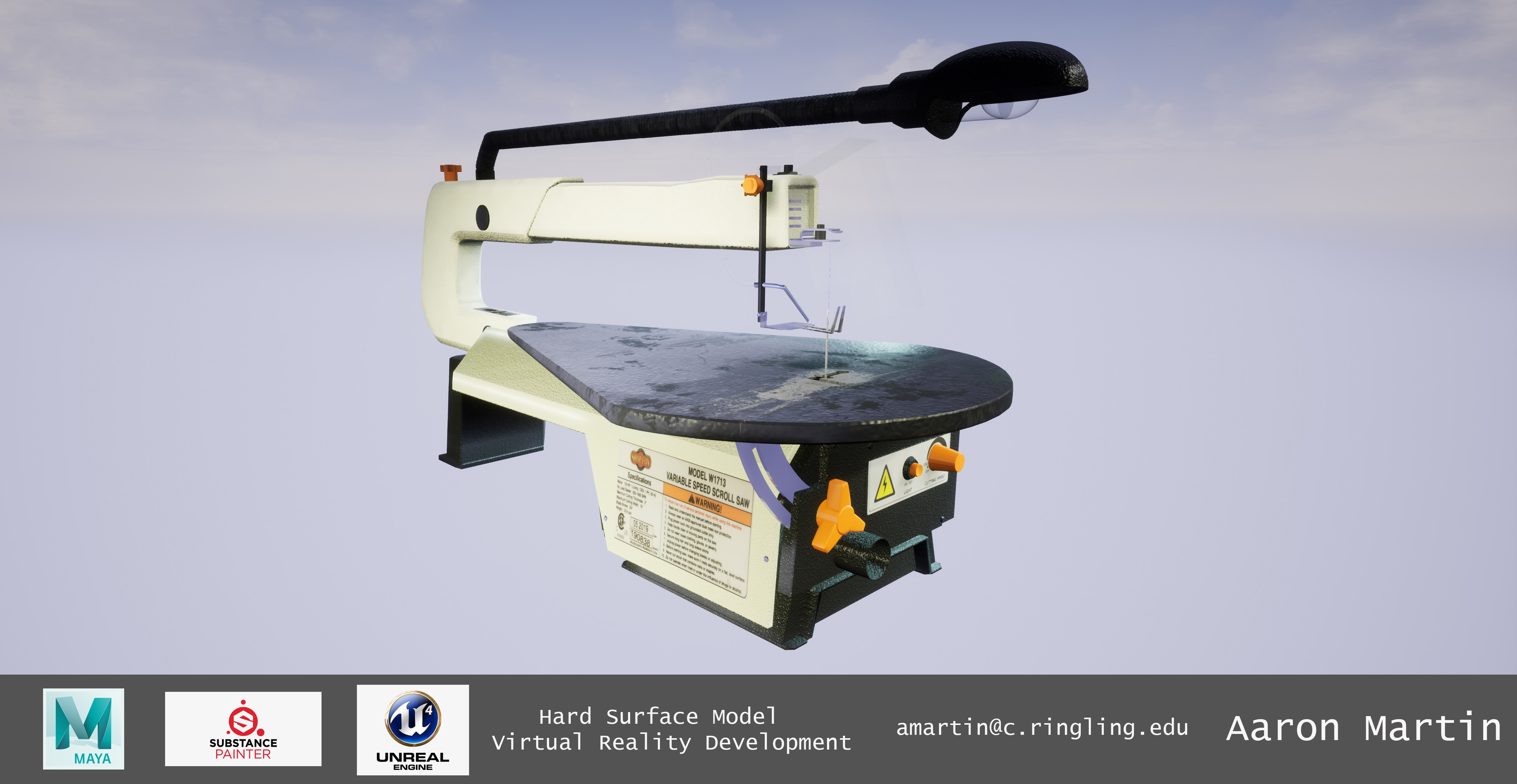 Artstation Wood Shop Scroll Saw Virtual Reality Experience