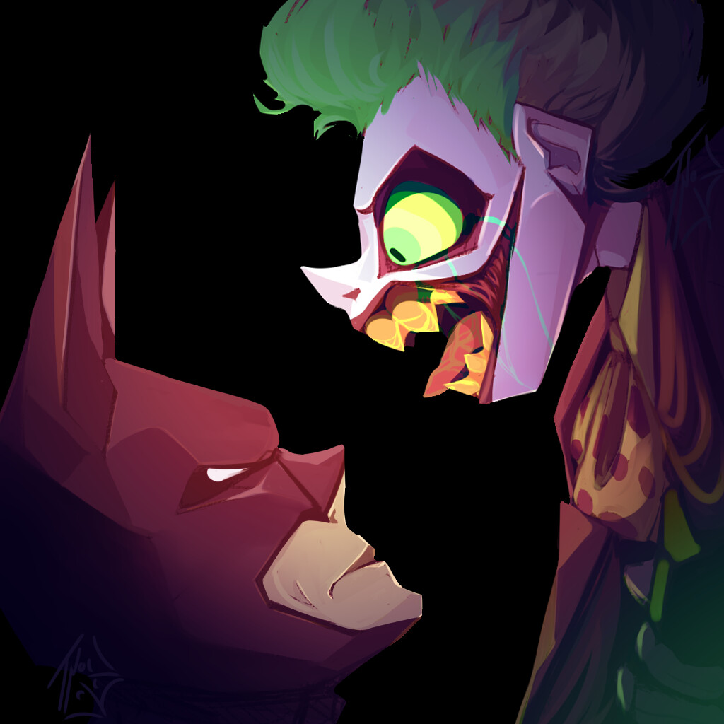 Nerdyone art - Batman Vs Joker
