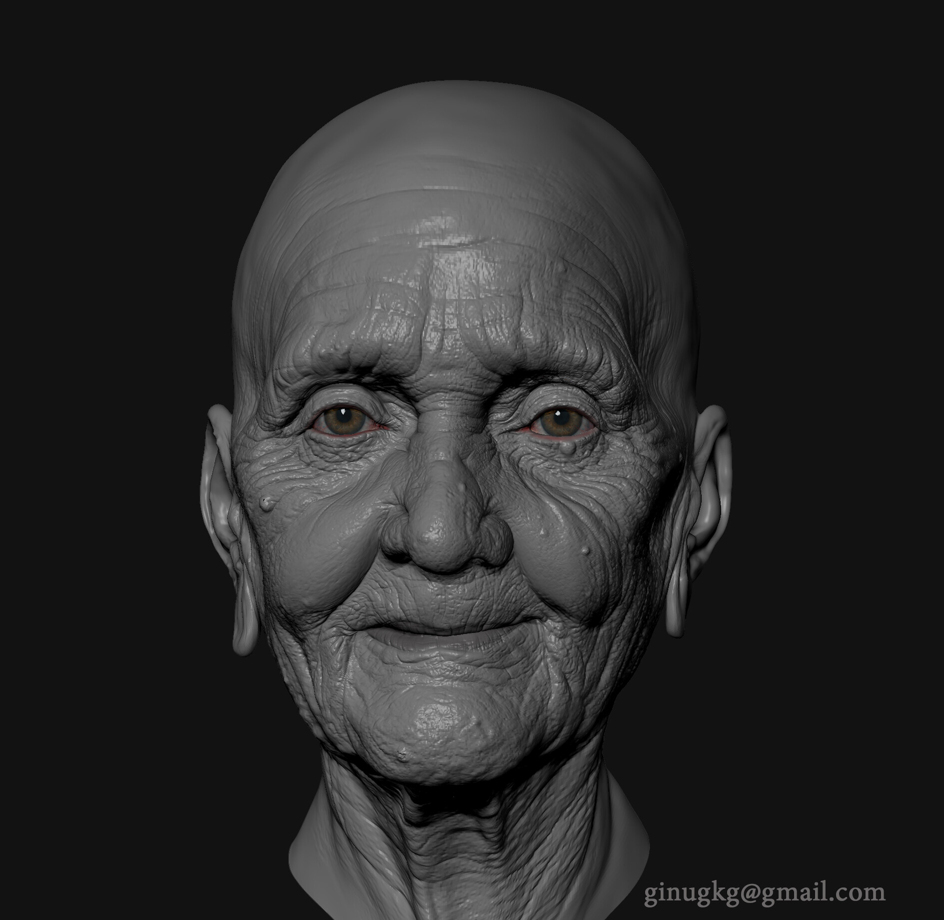 ArtStation - The Lonely Old Woman