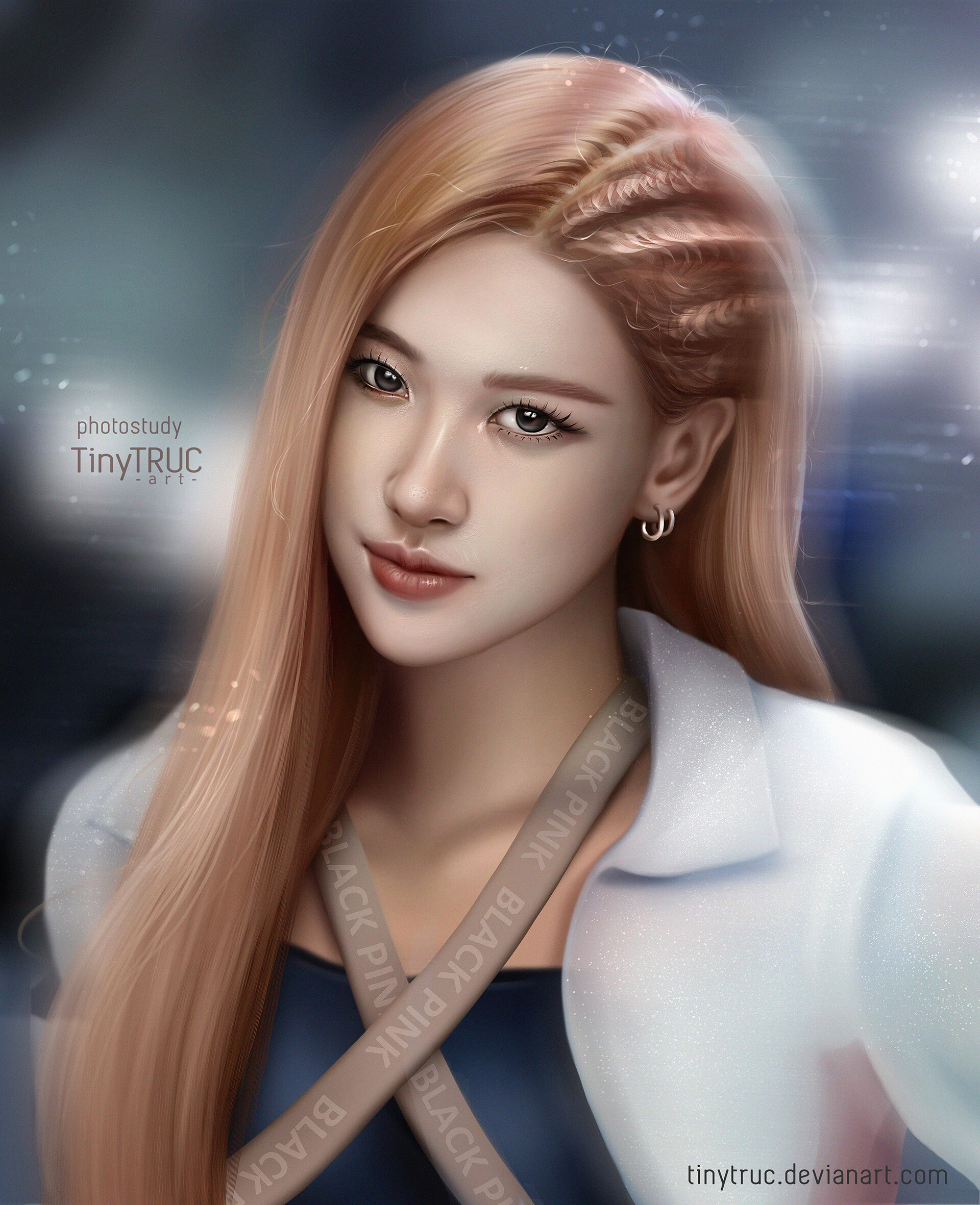 ArtStation - Rose Blackpink Portrait - Let kill this love