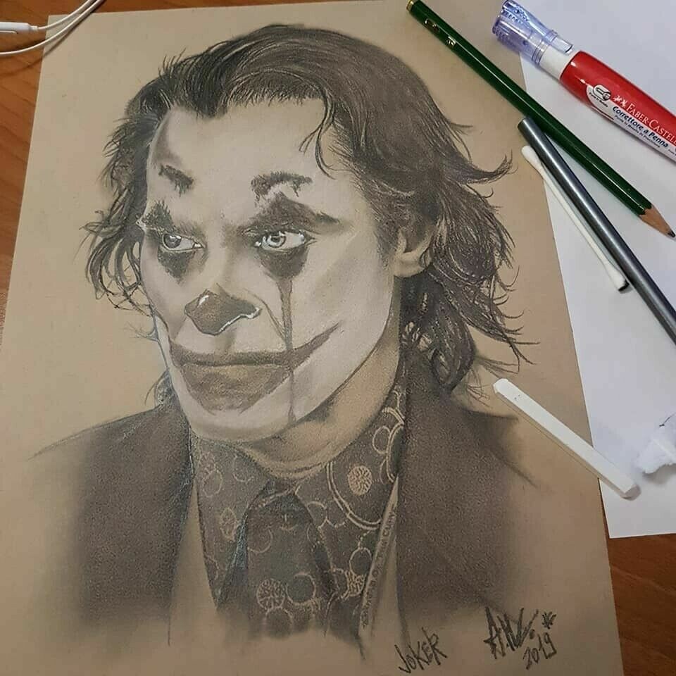 Featured image of post Drawing Pencil Art Joker : Start drawing the joker with a pencil sketch.