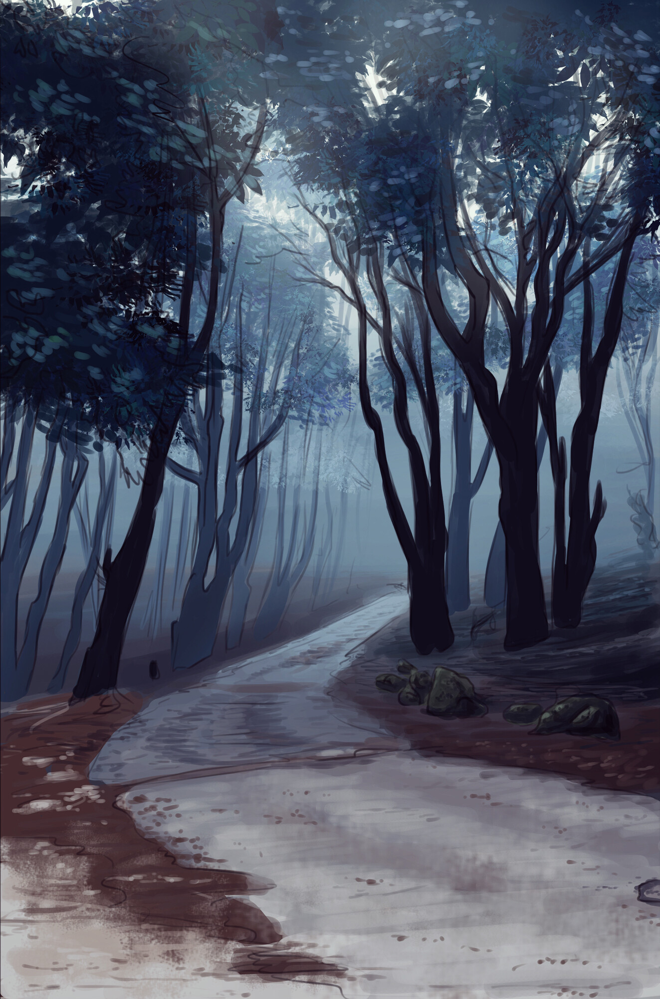 Artstation Spooky Forest Sabrina Deets