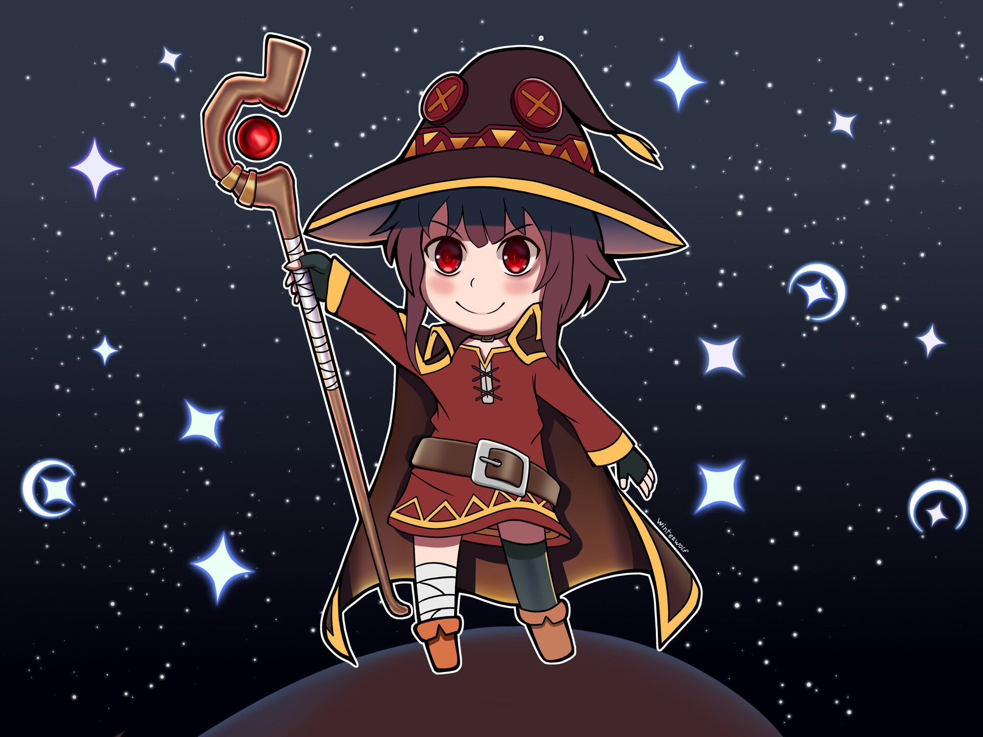 Artstation Megumin Denis Suvorov