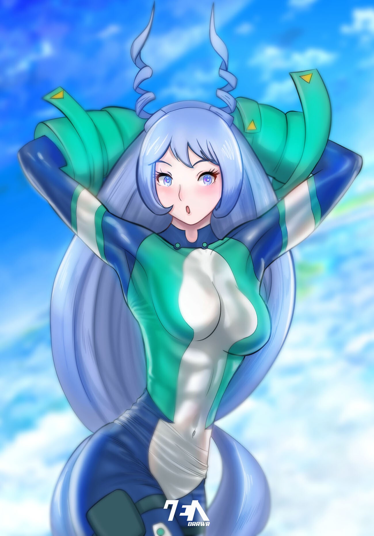 Artstation Nejire Hadou From My Hero Academia Zendrawr