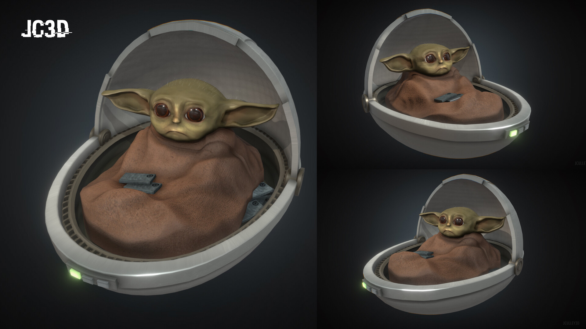 Artstation Baby Yoda Star Wars Live Action Show The