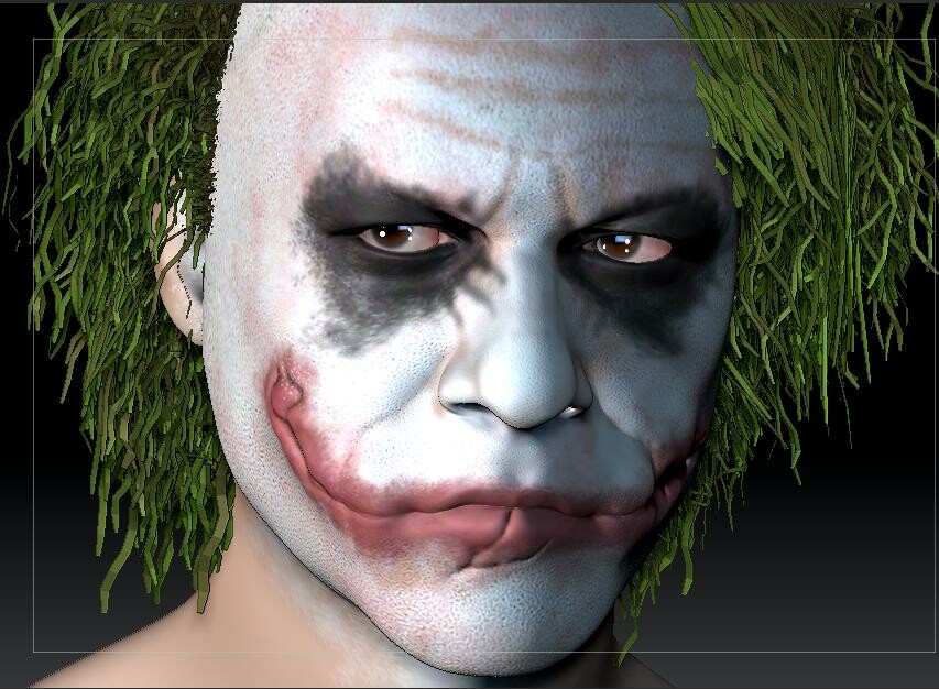 Dark Knight Joker Face Paint