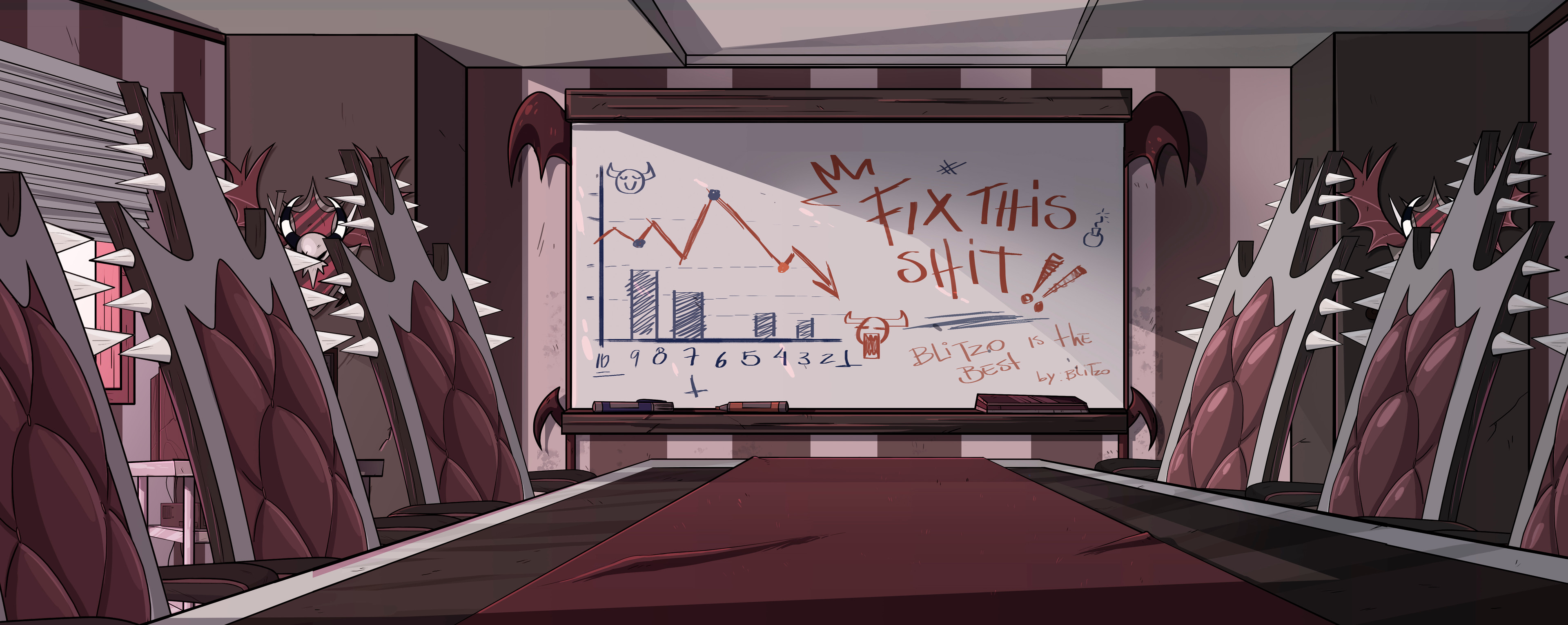 Artstation Helluva Boss Backgrounds Kiira Onew So we know through watching the hazbin pilot tons of awesome helluva boss wallpapers to download for free. artstation helluva boss backgrounds