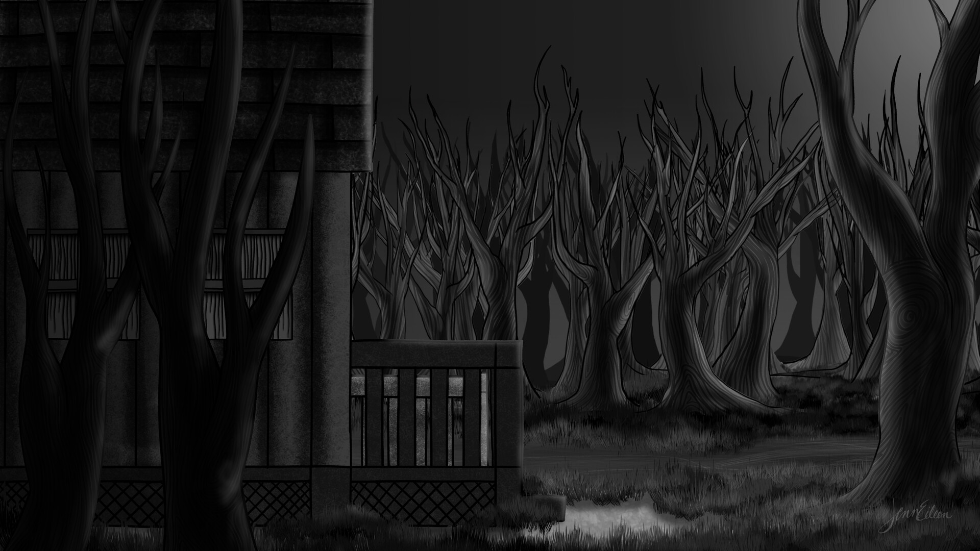 Artstation Cabin In The Woods 2 Jenn Eileen