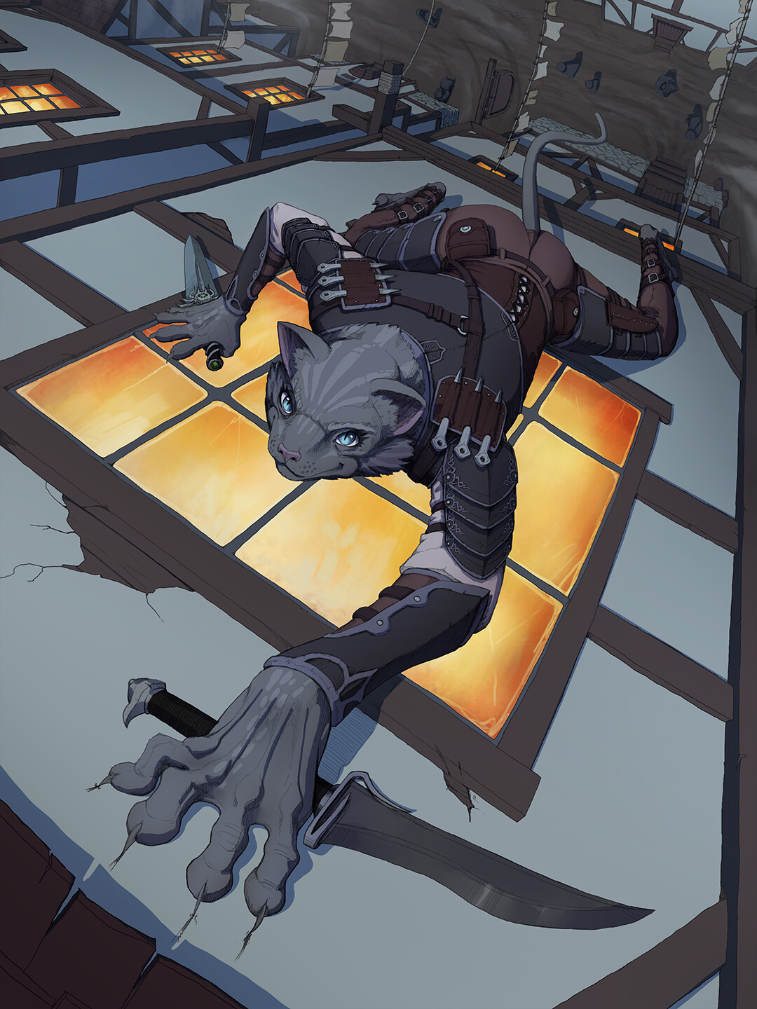 Artstation Tabaxi Rogue Stephen Nickel She's bringing a tabaxi rogue to the adventures and here's how we. artstation tabaxi rogue stephen nickel