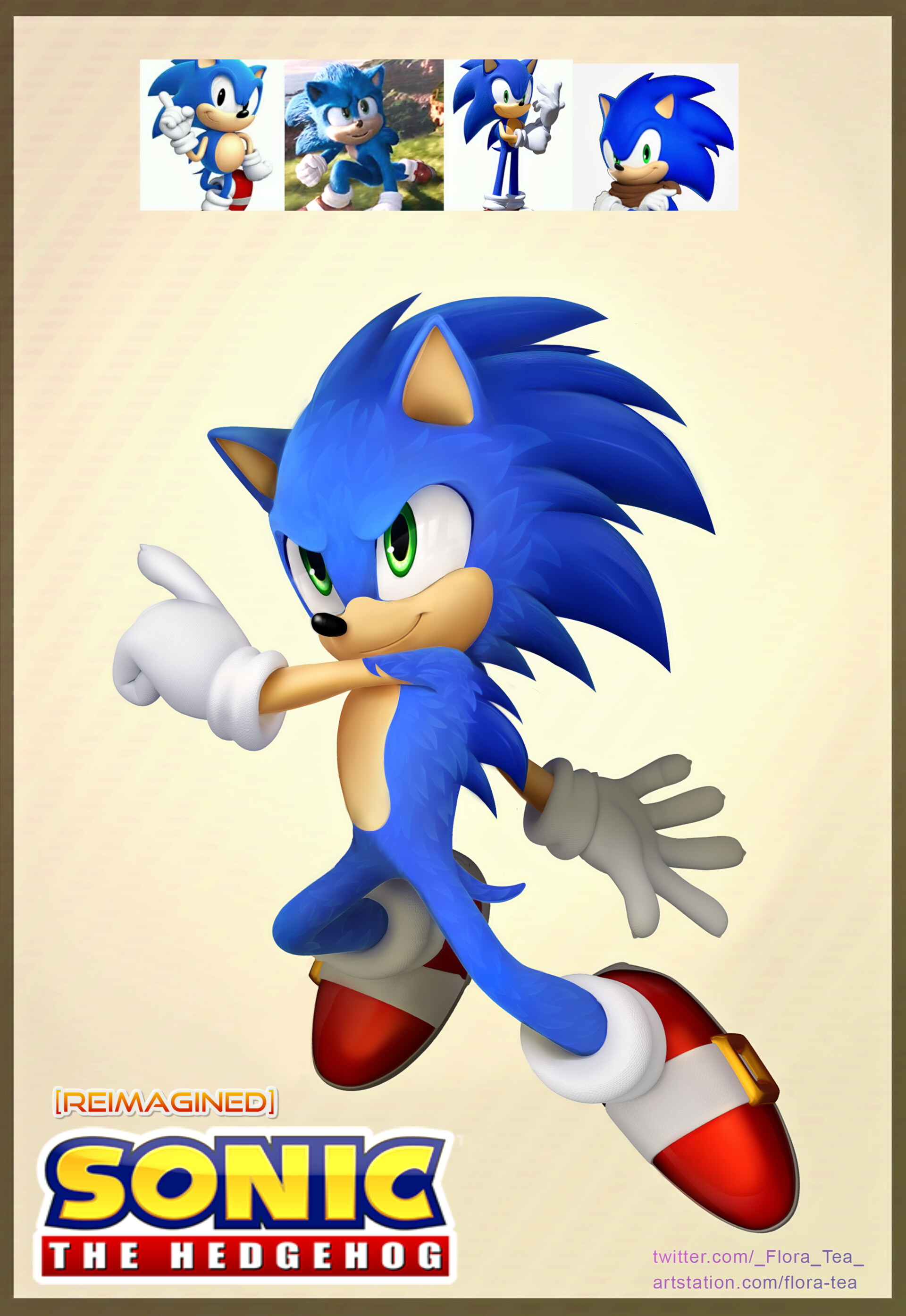 ArtStation - Sonic Comic - Original Character