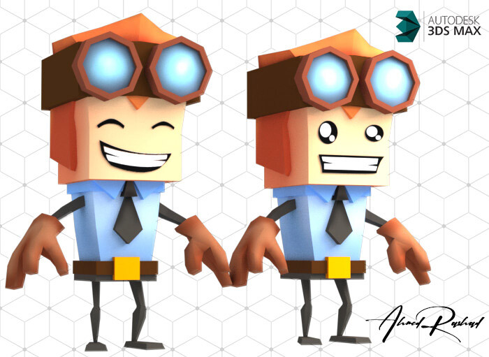Artstation Minimal Character 3d Art Design For Games Ahmed Rashad Hassan