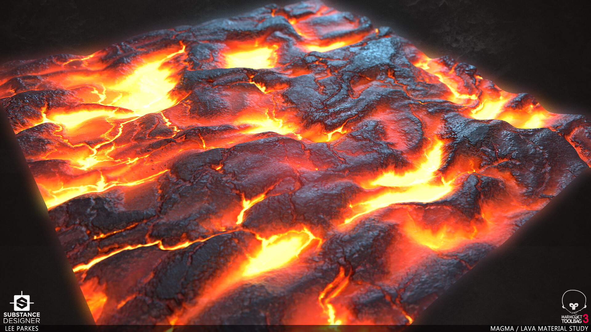 magma and lava