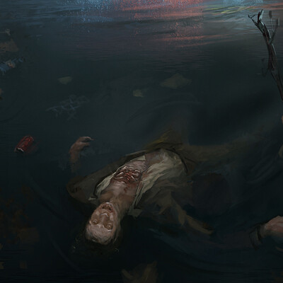 Dead tide - crime scene