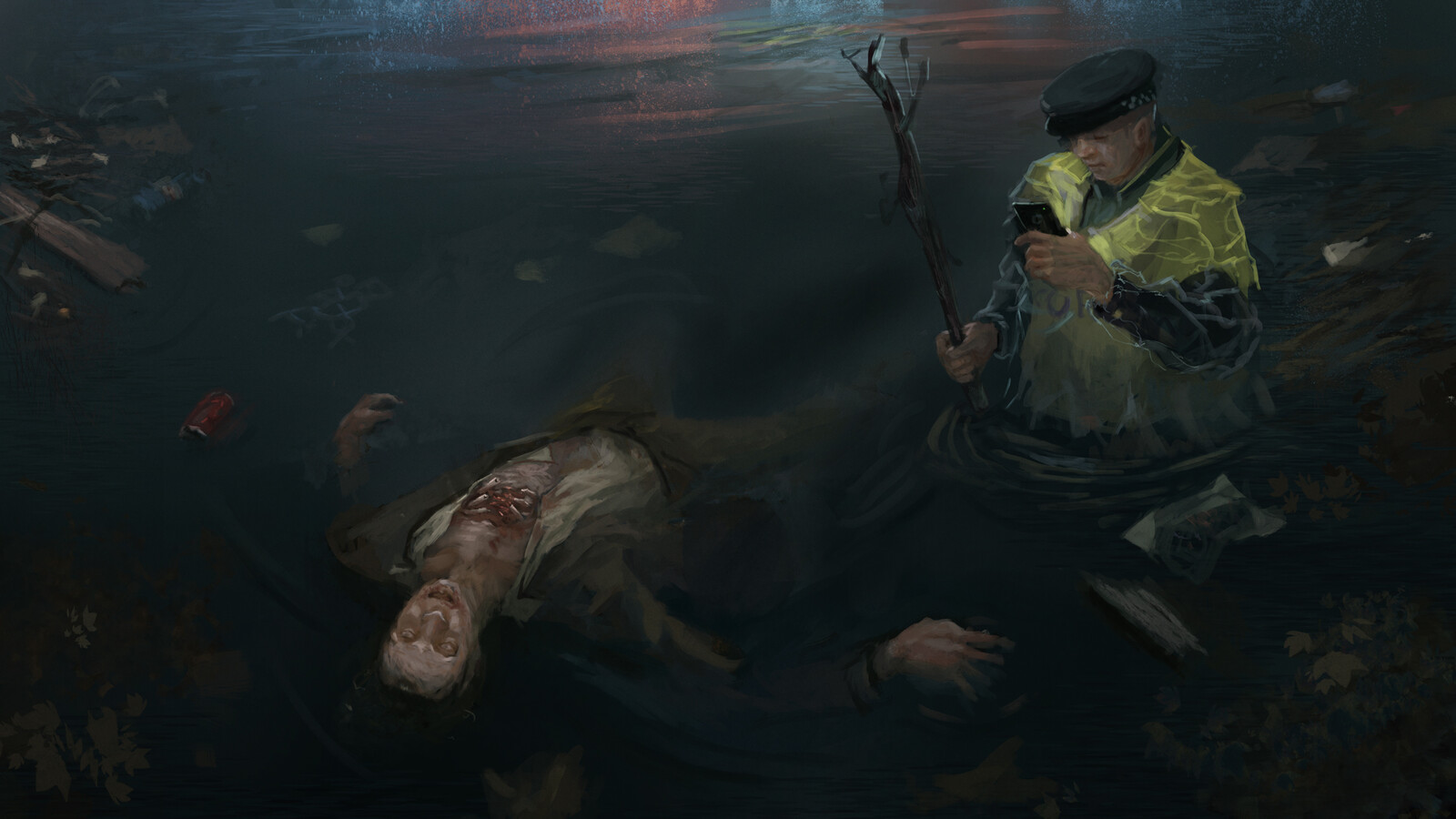 Dead tide - crime scene