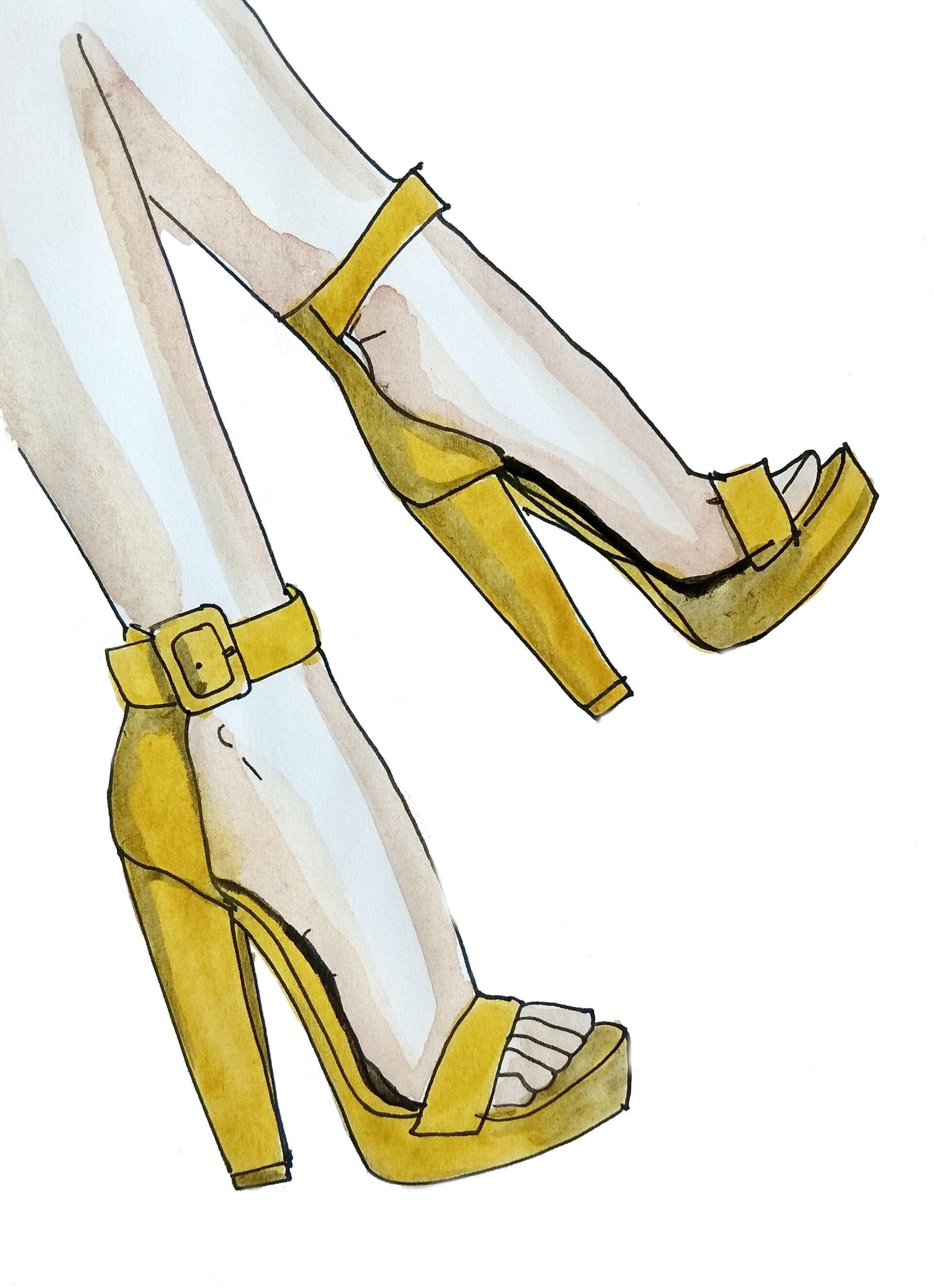 yellow heels next