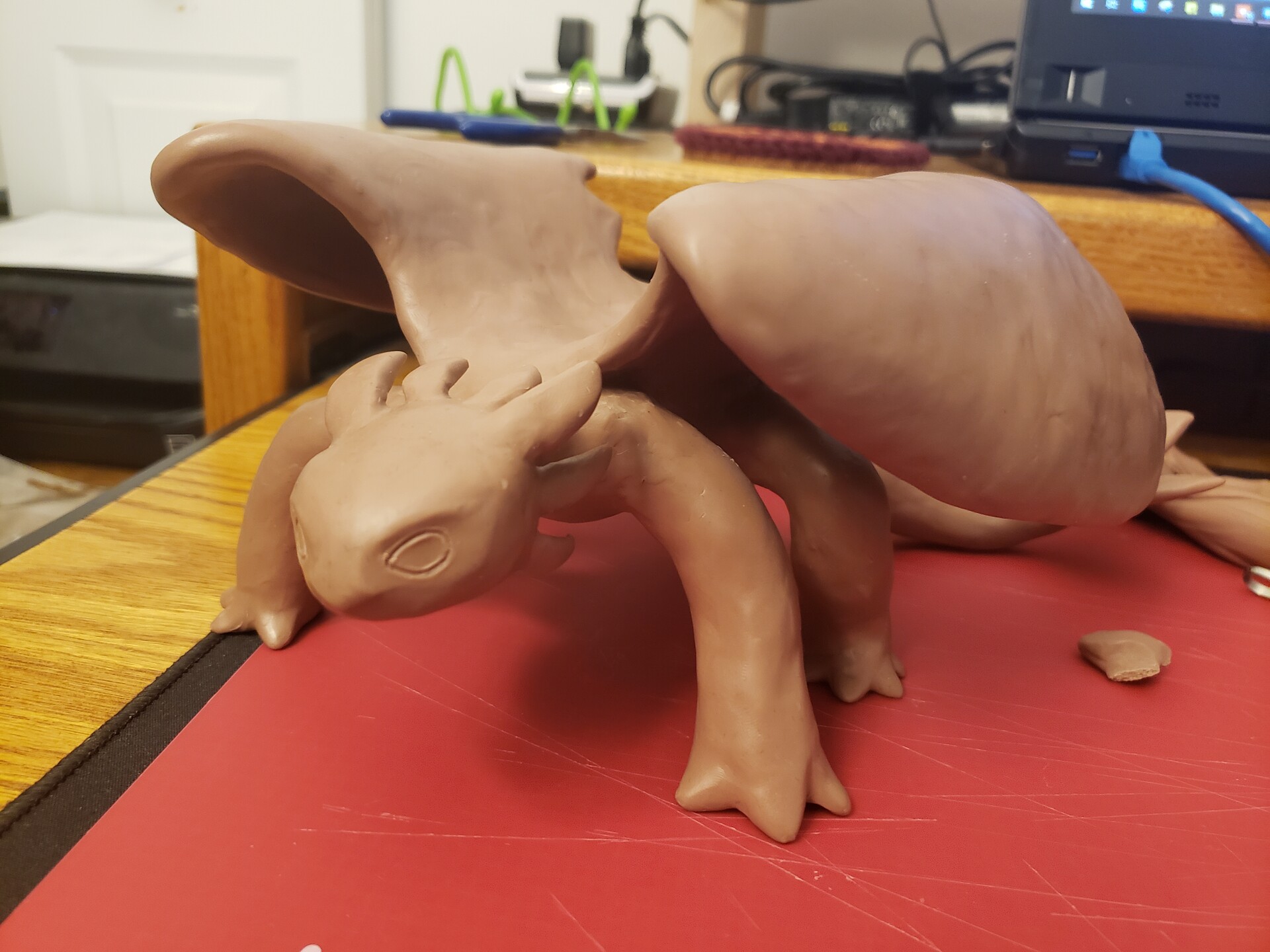 Toothless clay model best sale