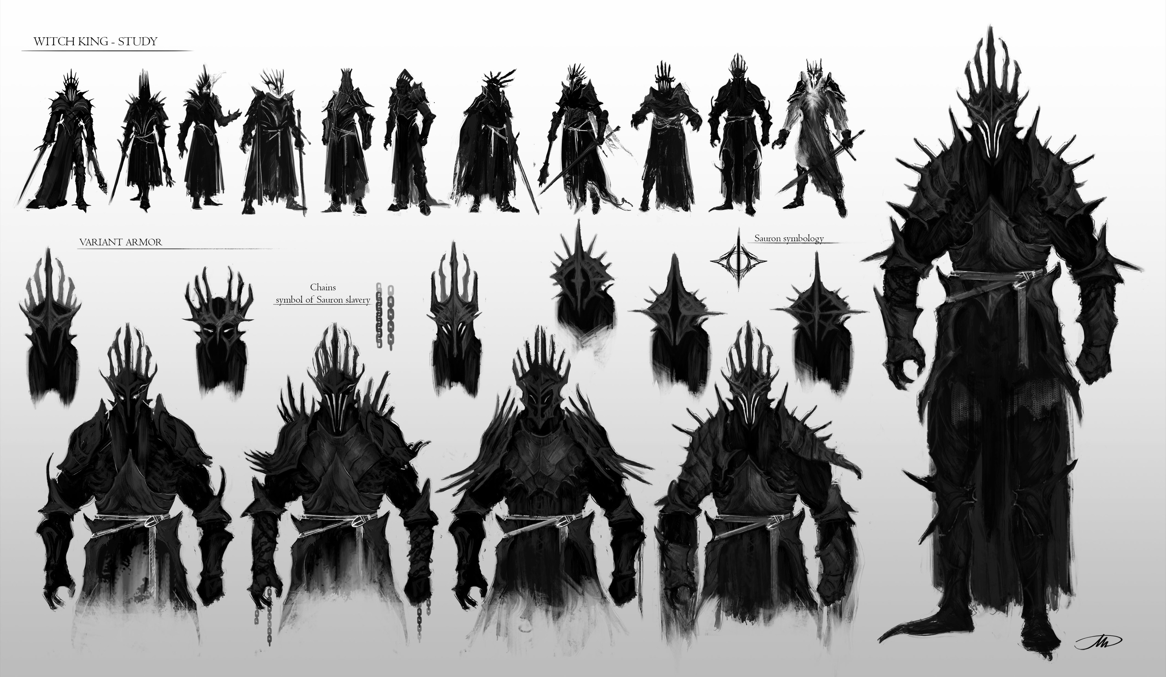 Artstation Witch King Of Angmar Character Design