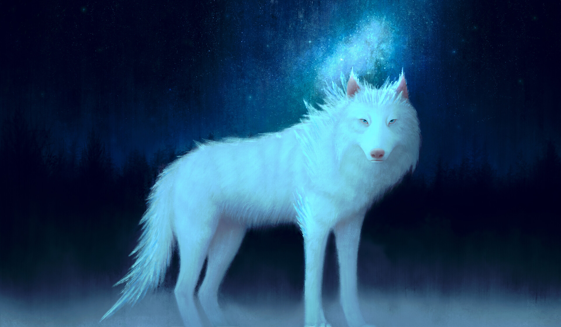 wolf of ice