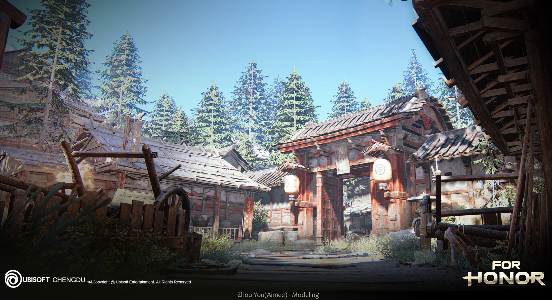 Zhou You Aimee For Honor Samurai Market Town Modeling Polish