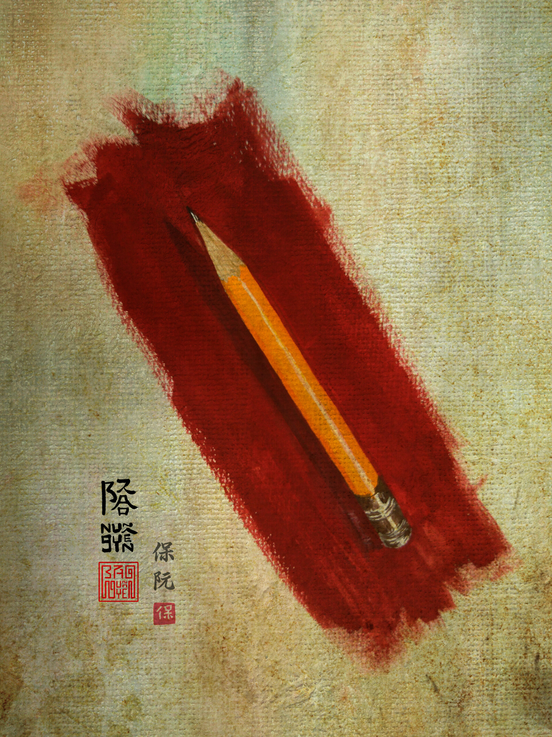 artstation 20 basic painting pencil poster color bao nguyen bảo nguyễn 保阮
