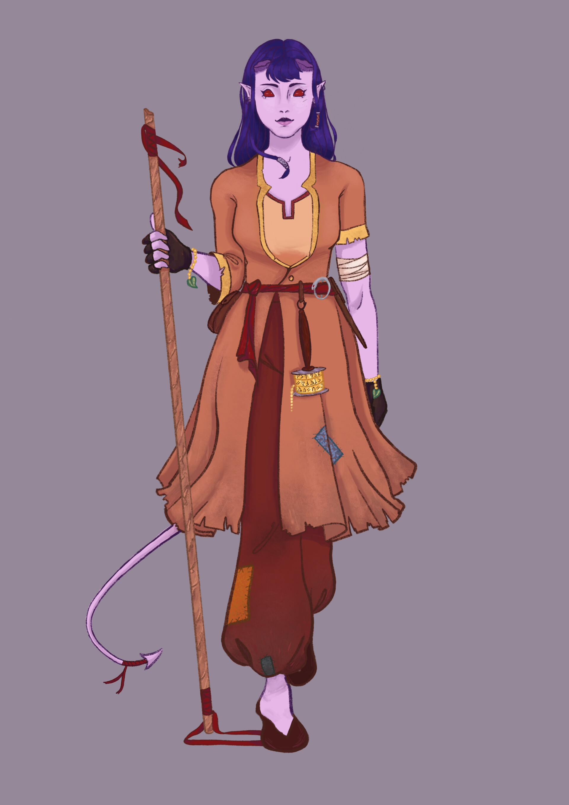 Artstation Nihid Tiefling Bard Ines Pereira Meanwhile i have too much work and my. artstation nihid tiefling bard ines