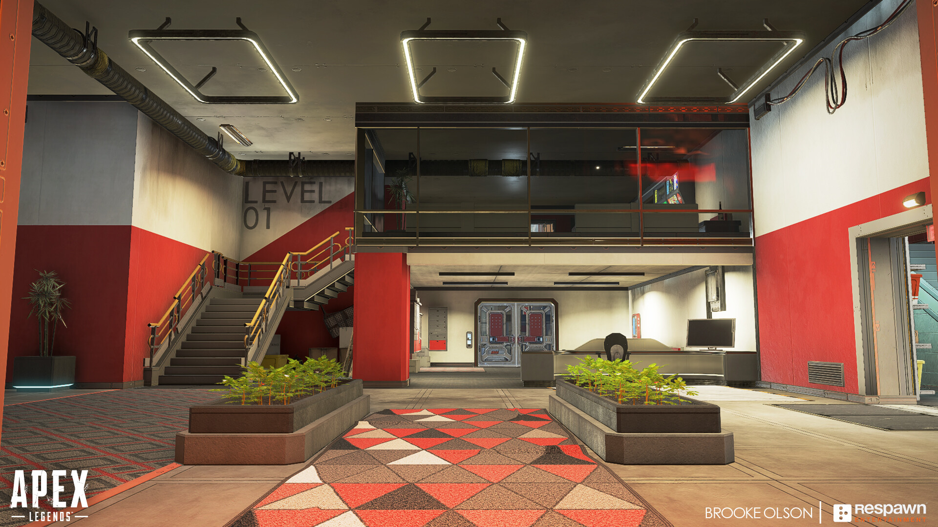 Brooke Olson Apex Legends World's Edge Interior Set 05