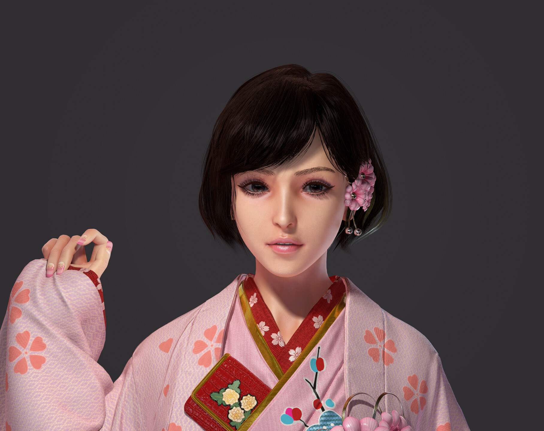 ArtStation - Kimono girl