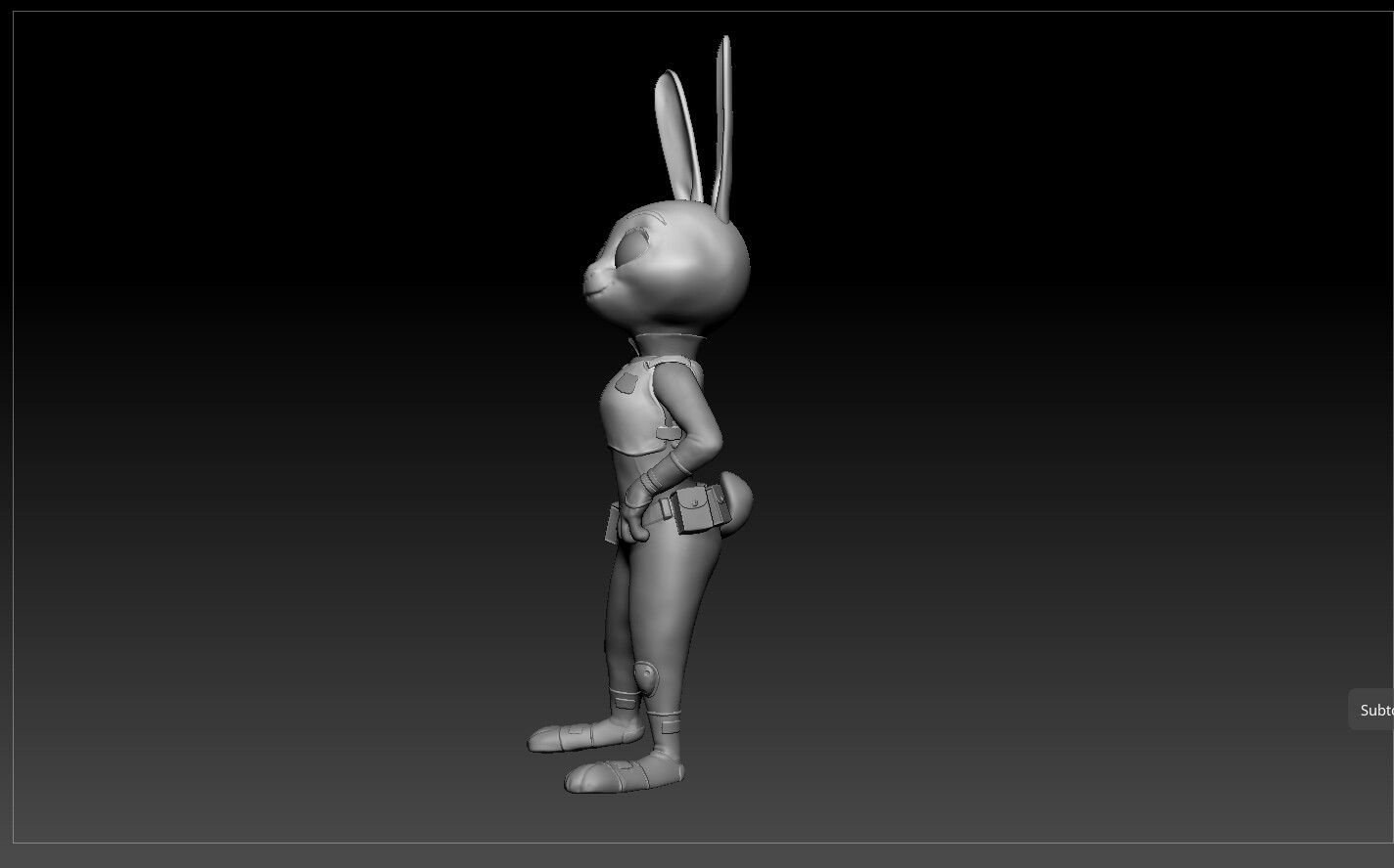 Alexis Solé - Judy Hopps 3D model