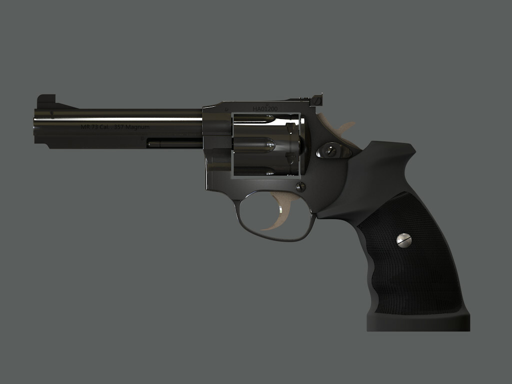 Artstation Revolver Manurhin Mr 73 Sport Ihor Kichka