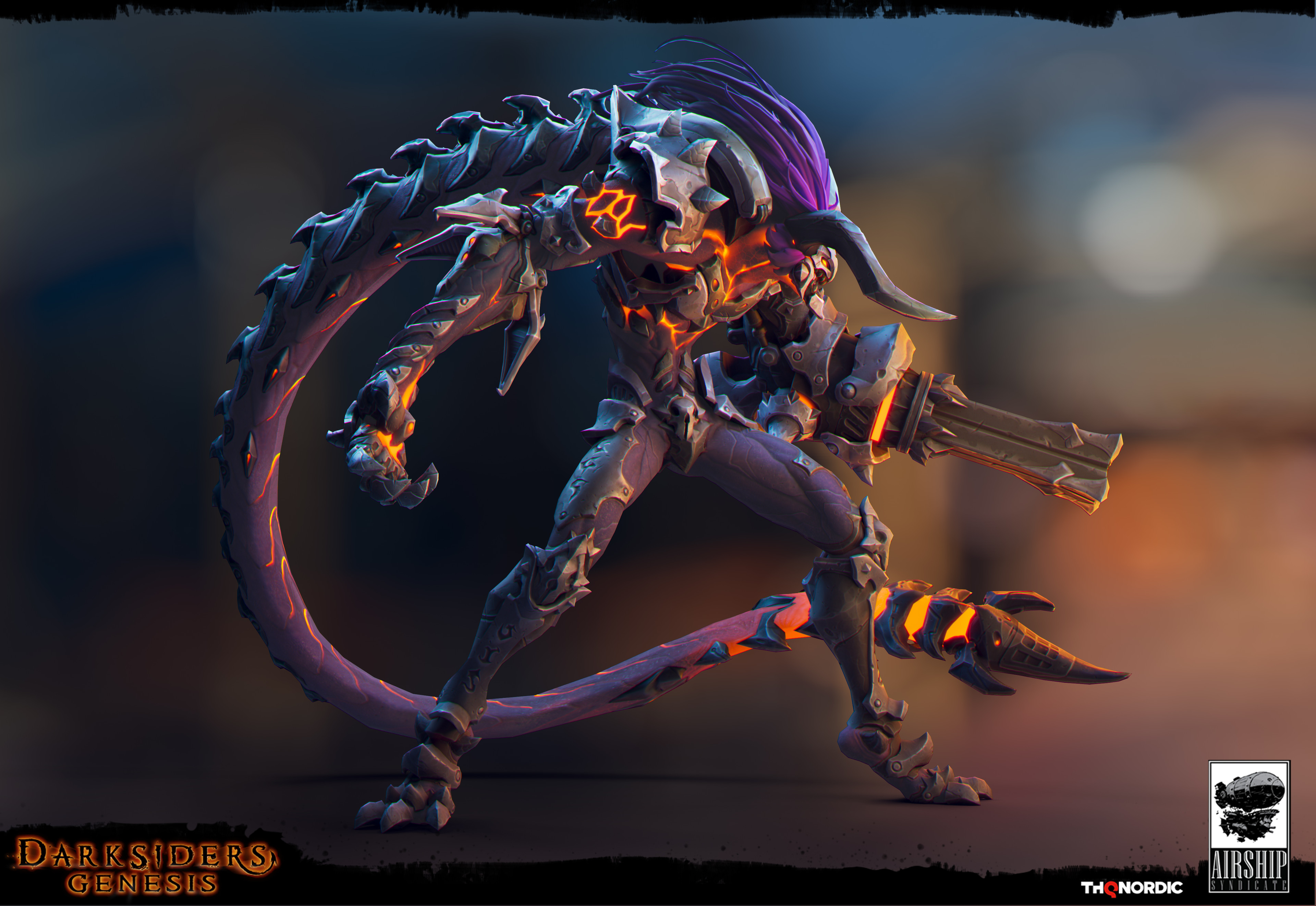 Darksiders Genesis Фиолетовые Кристаллы