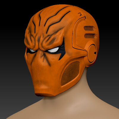 Artstation Deathstroke Helmet Mask Arrow Titans Batman Prime 1