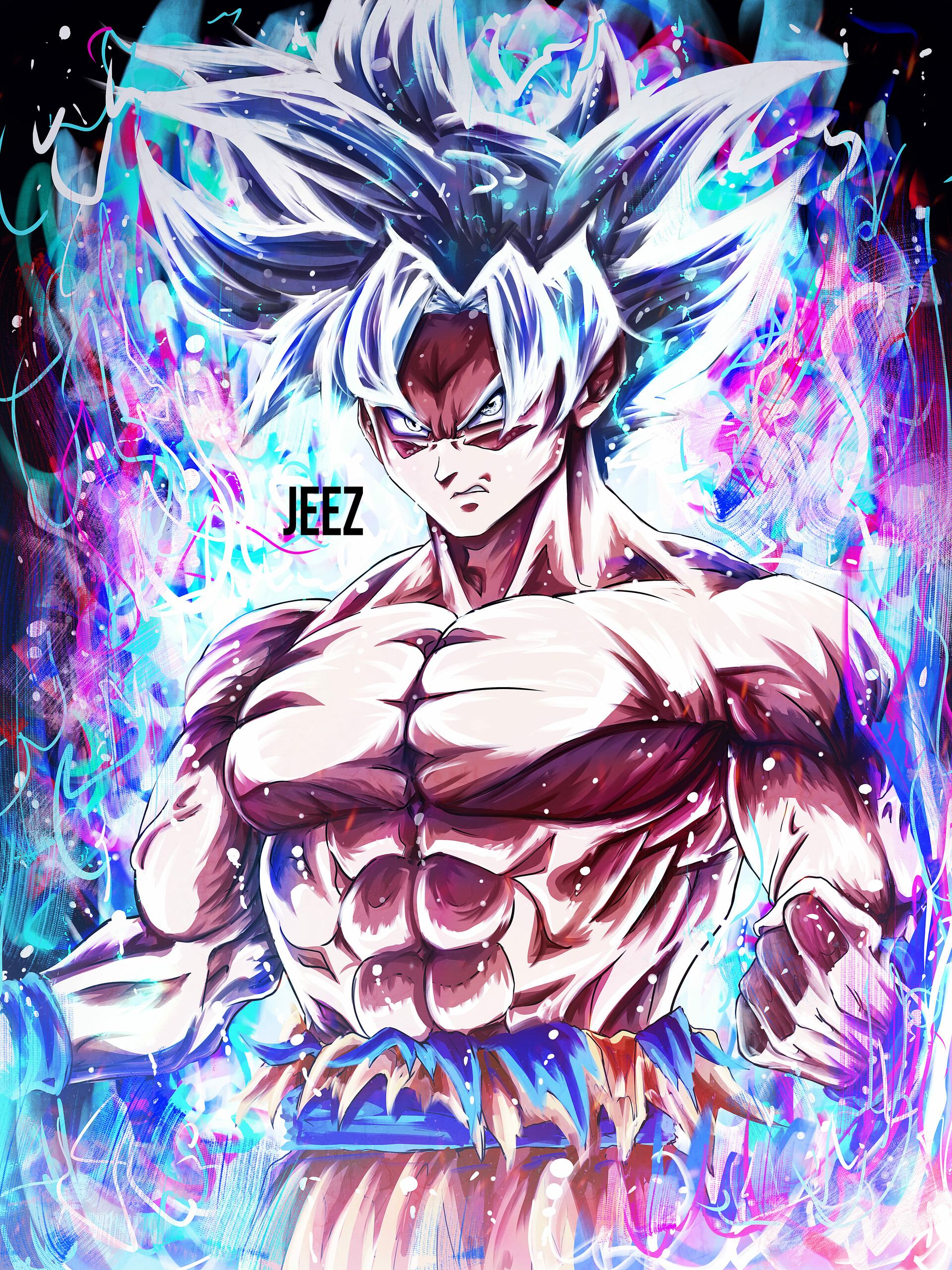 ArtStation - Mastered/Ultra Instinct Goku , JeeZ Art