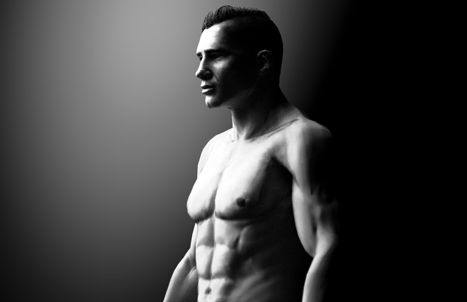 Aron Versteeg - Part 3: full body anatomic study of realtime Rico Verhoeven