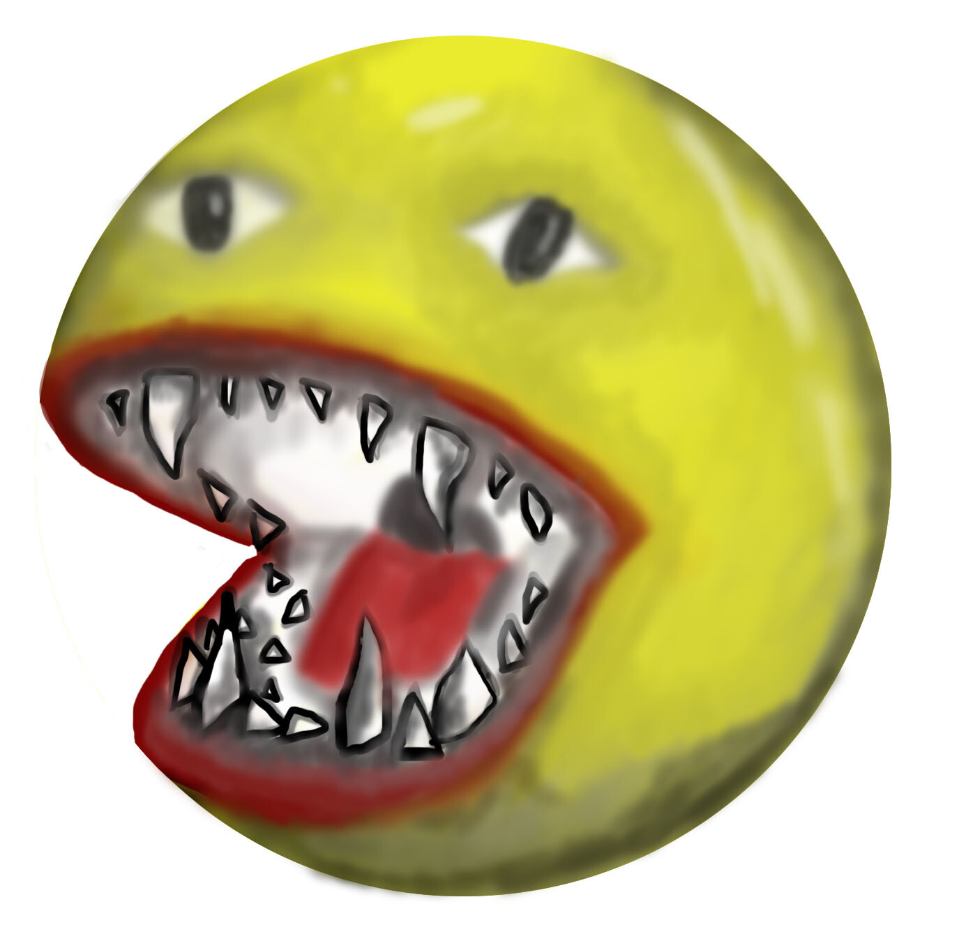 ArtStation - Big mouth cursed emoji