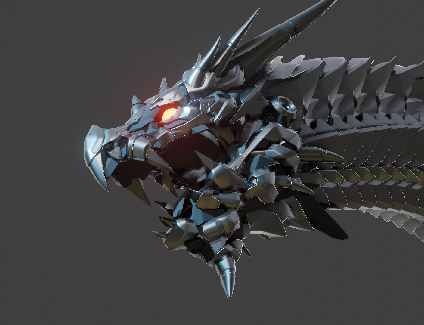 Artstation hard surface dragon