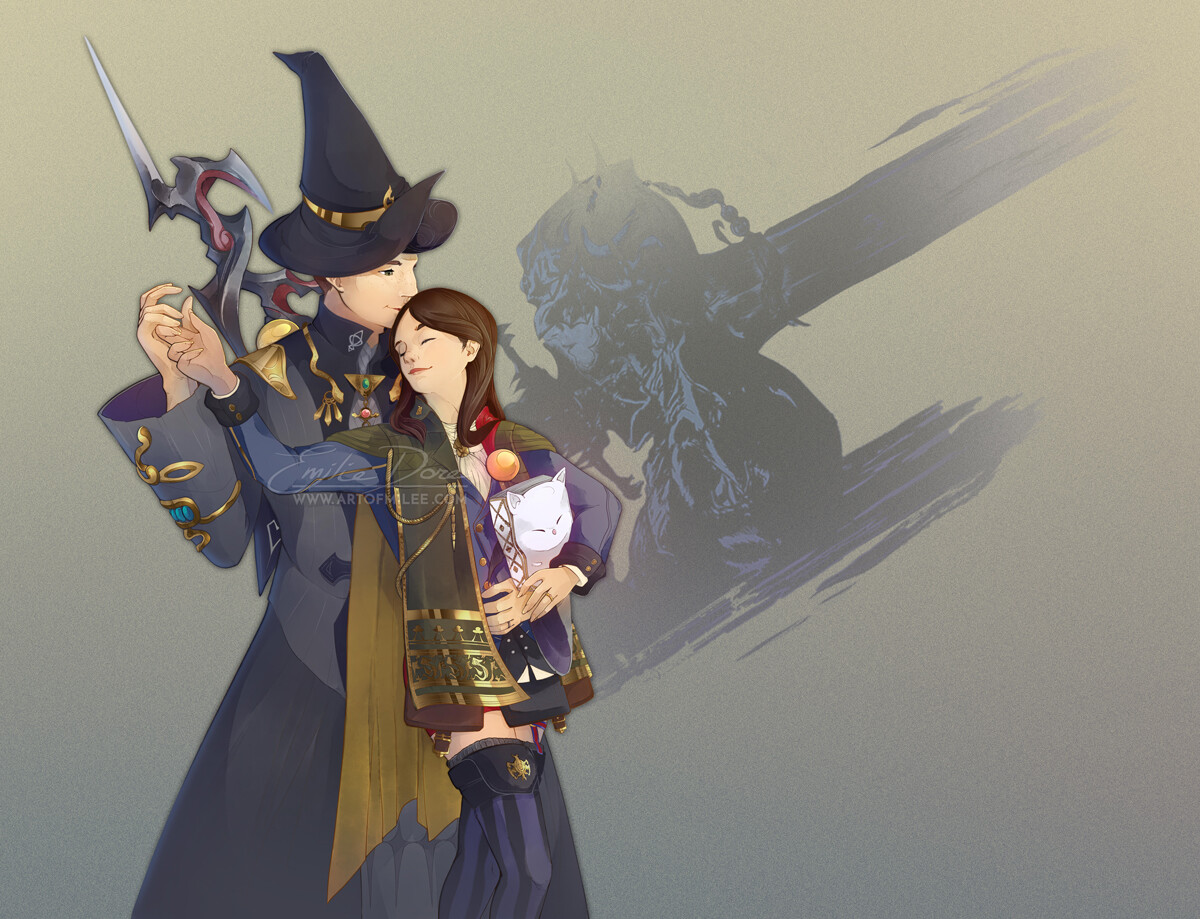 Art Of Milee Final Fantasy Xiv Husband And Wife